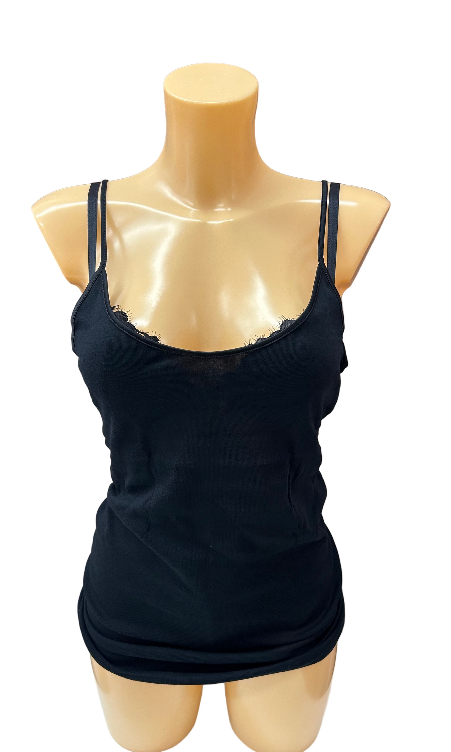 BISBIGLI - CANOTTIERA SPALLA STRETTA COTONE