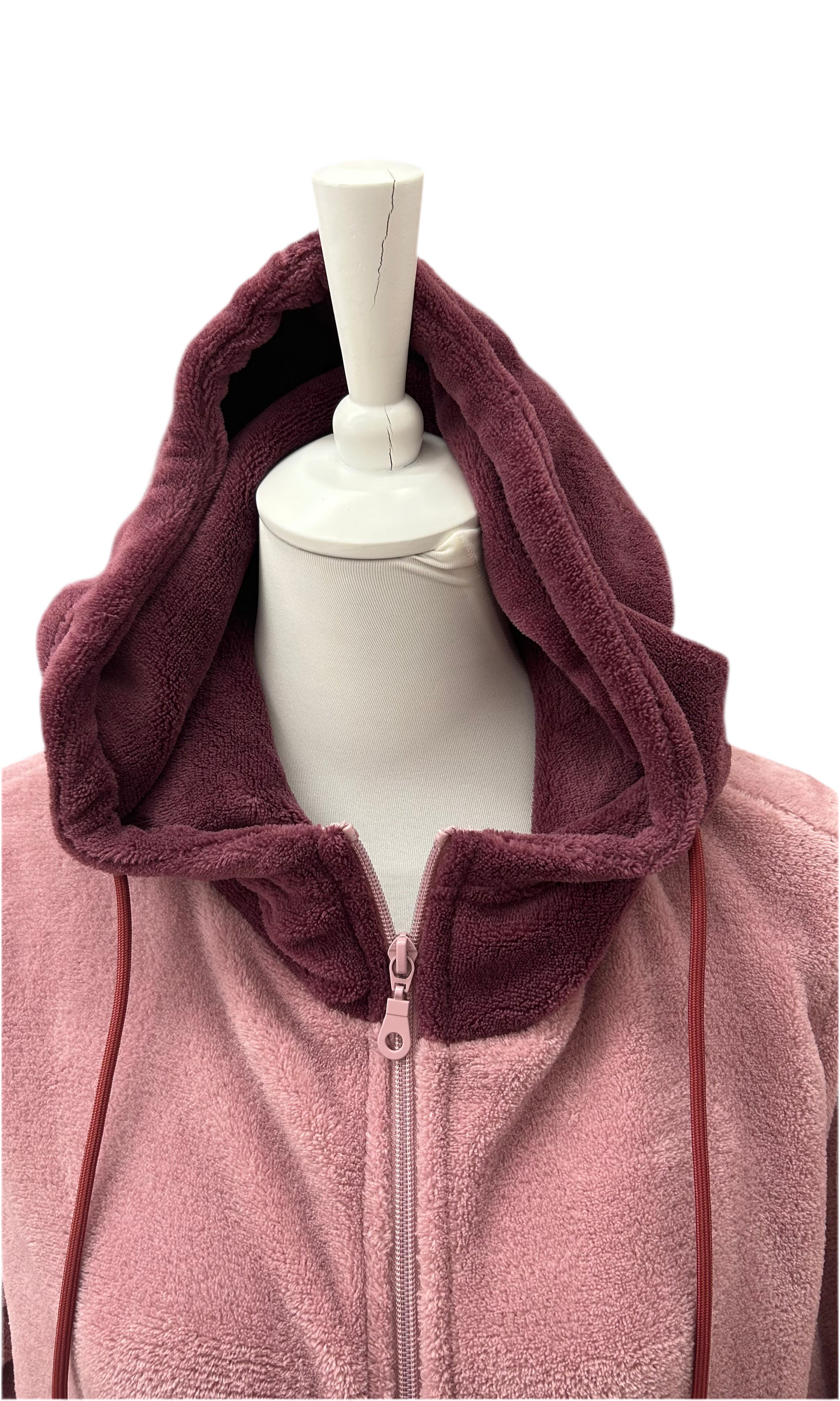 SIELEI - VESTAGLIA ZIP CAPPUCCIO