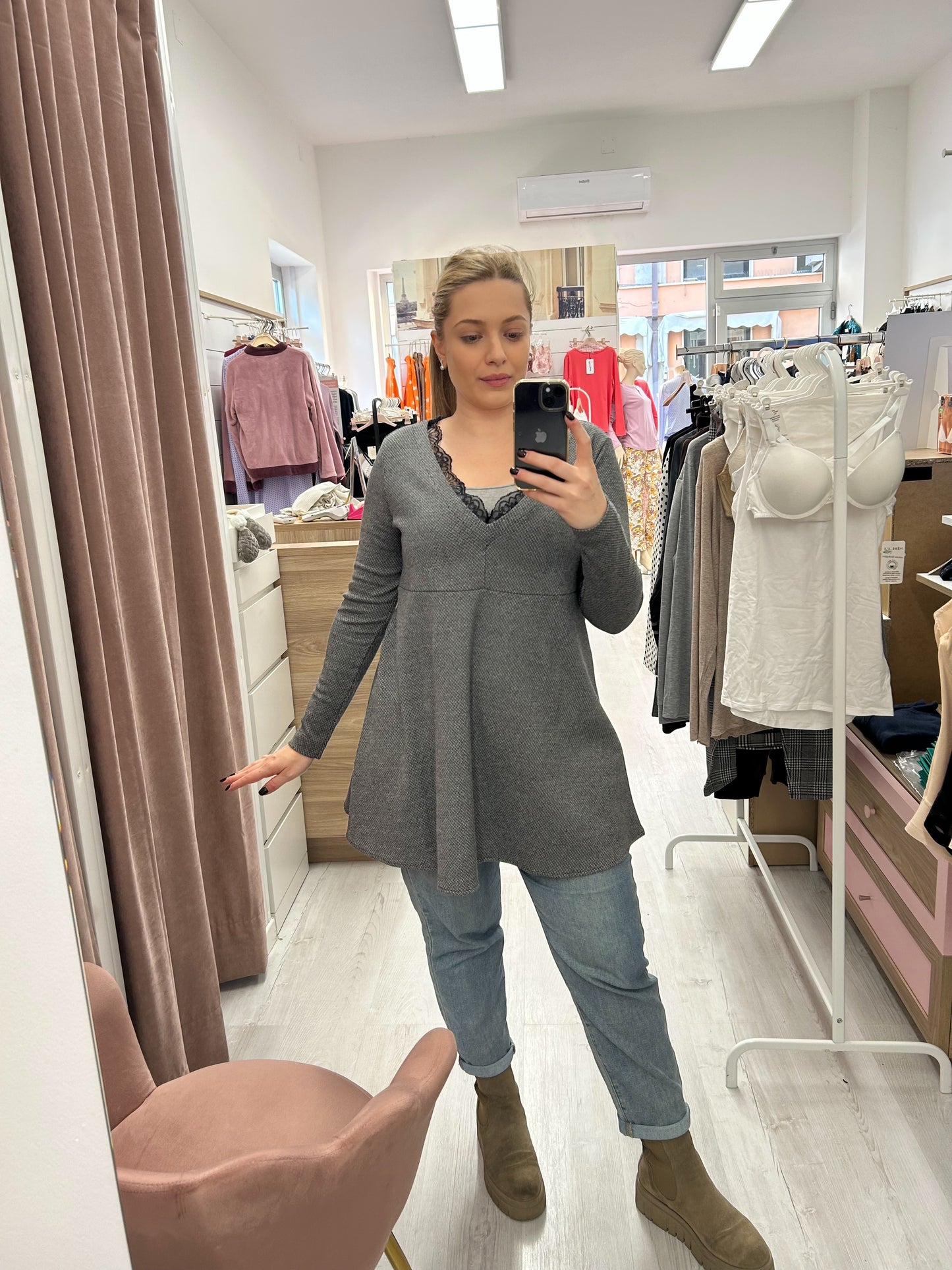 BISBIGLI - ABITO FANTASIA ROMBO