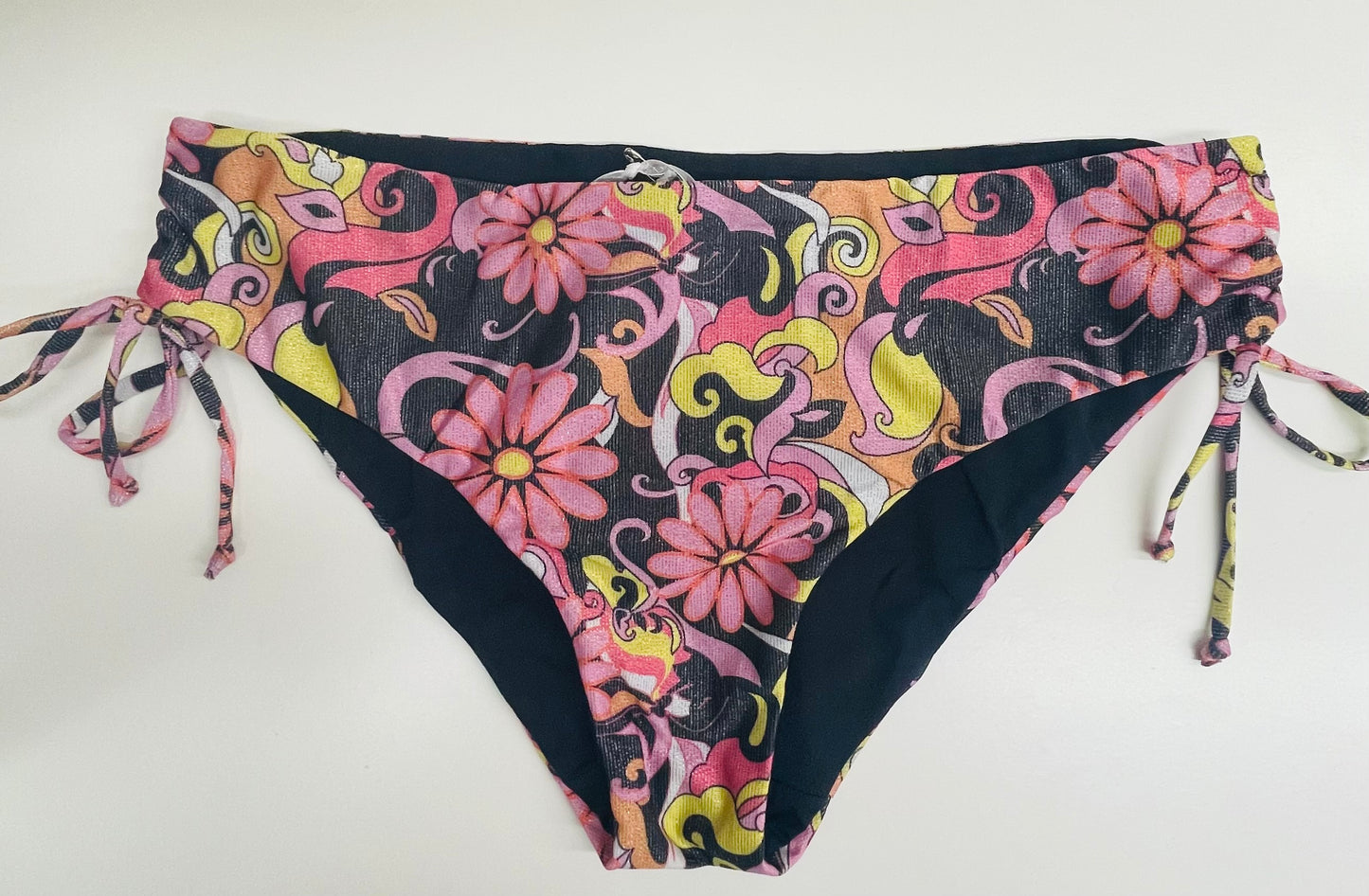 VERDISSIMA - BIKINI FASCIA E SLIP COULISSE STAMPA FLOREALE