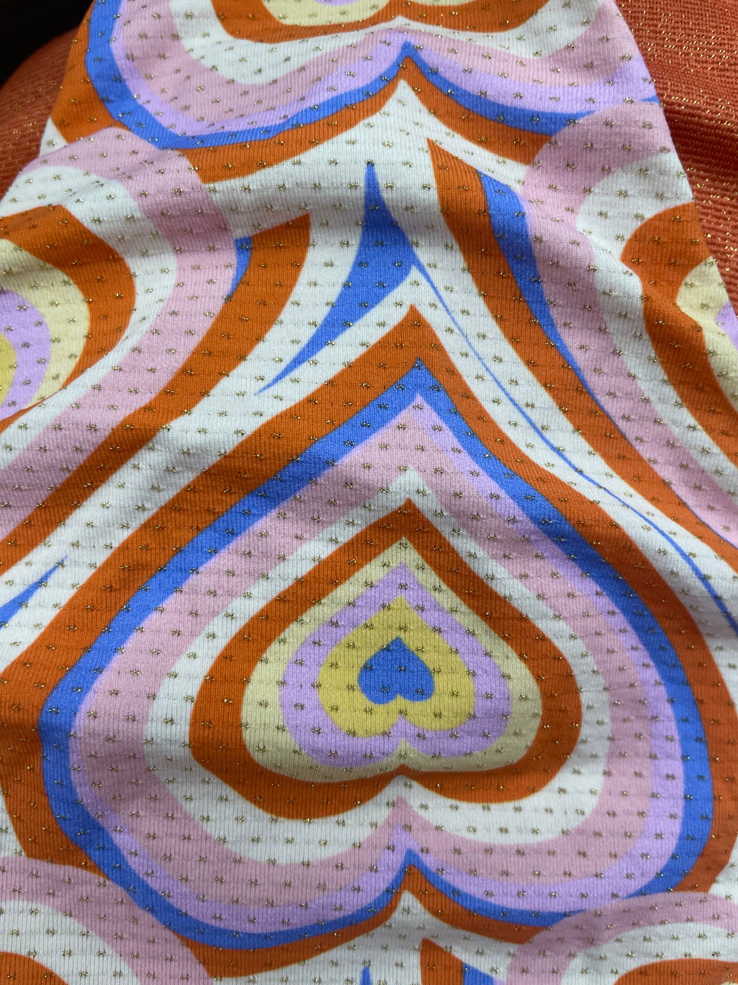 VERDISSIMA - BIKINI TRIANGOLO C/FERRETTO e SLIP ANNODATO OPTICAL CUORE