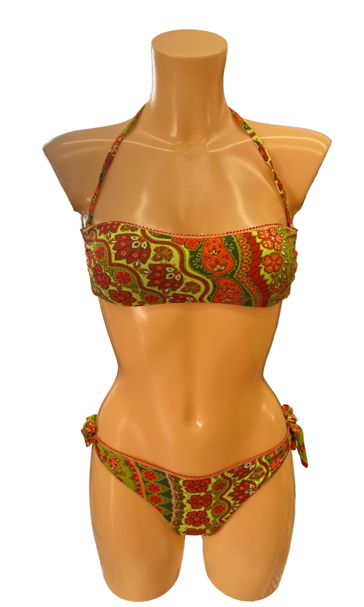 GRAZIA BEACH LOVE - BIKINI PAISLY ARANCIO