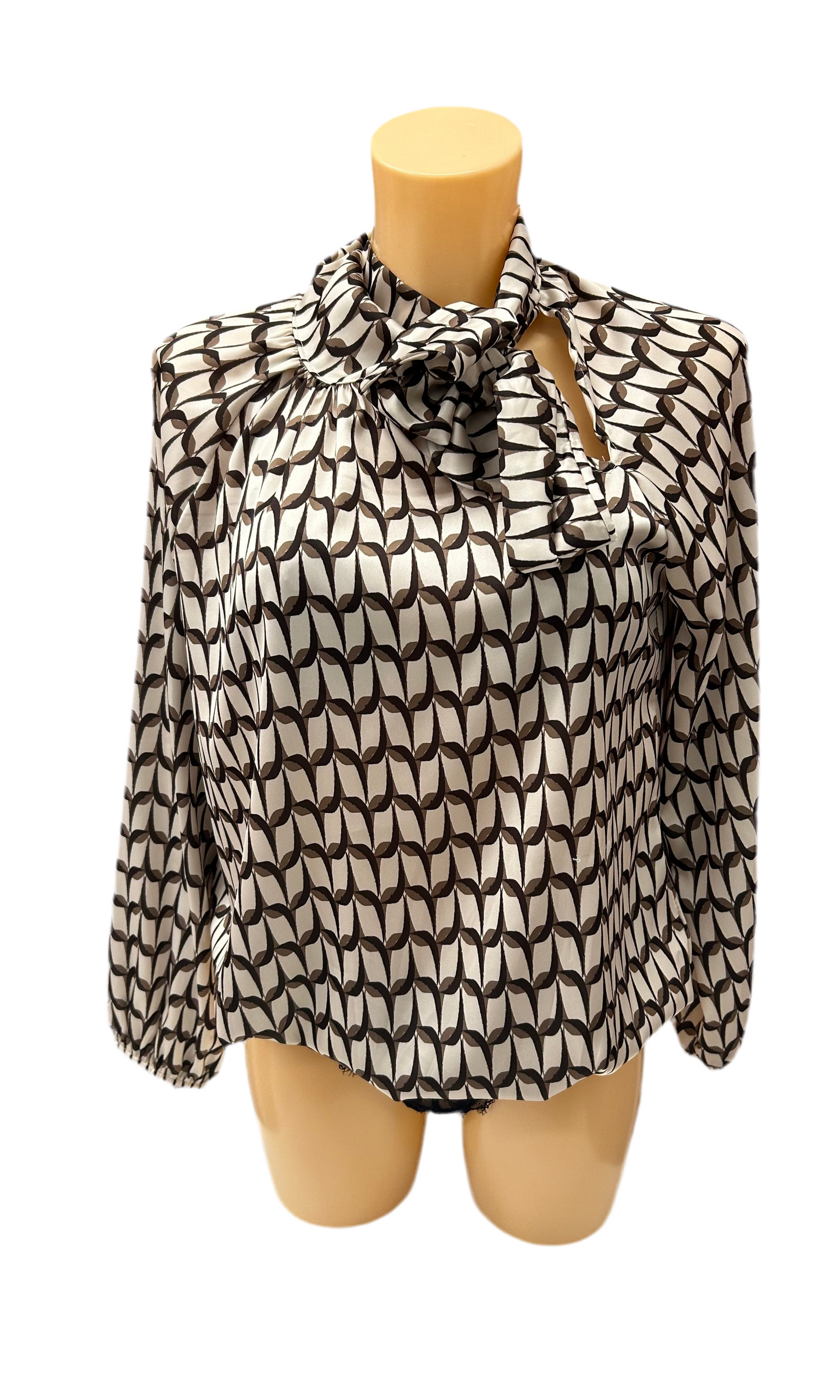 MISSLOVE - BLUSA FANTASIA GEOMETRICA
