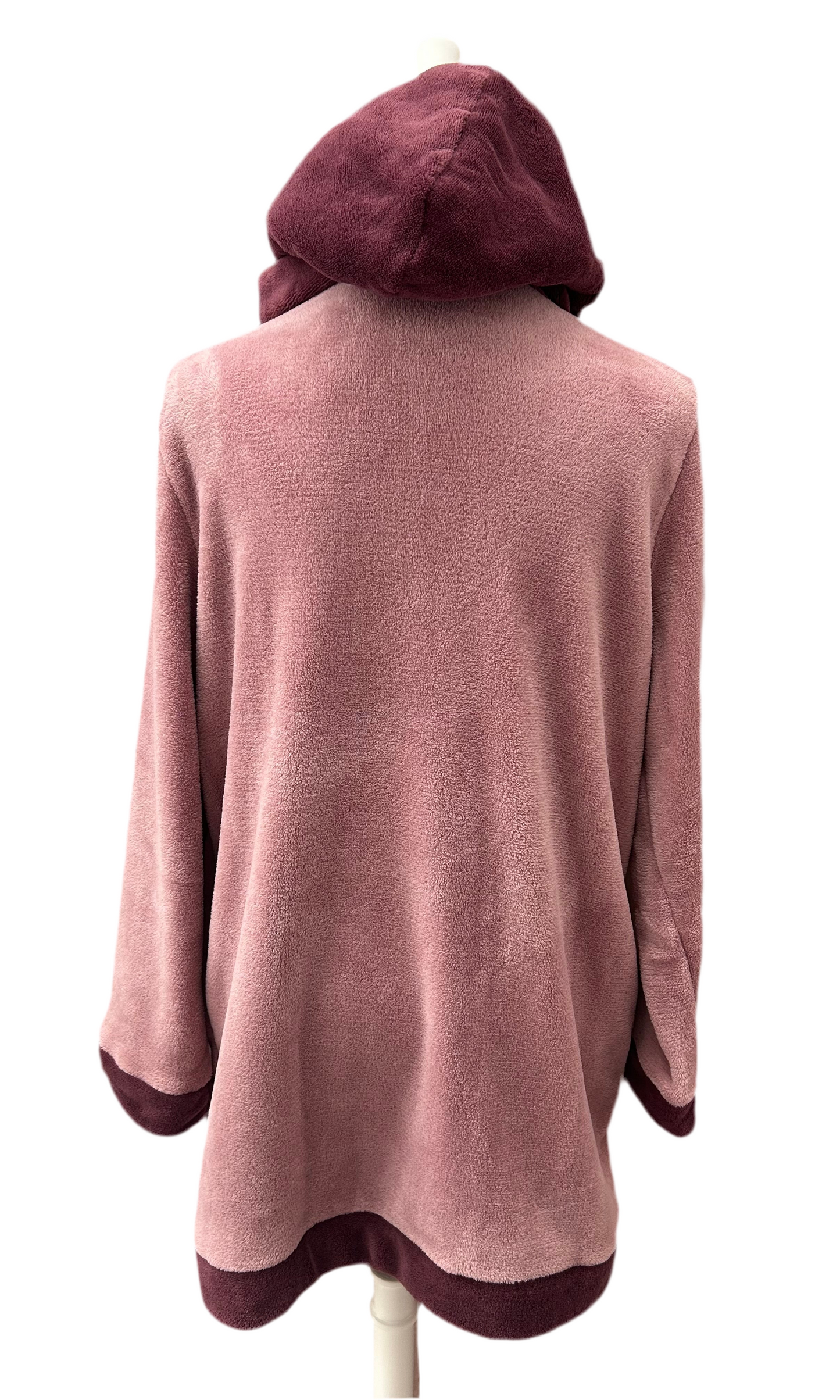 SIELEI - VESTAGLIA ZIP CAPPUCCIO