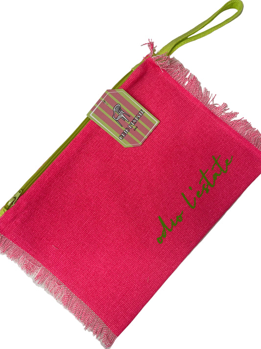 ODIO L’ESTATE - POCHETTE MARE FLUO