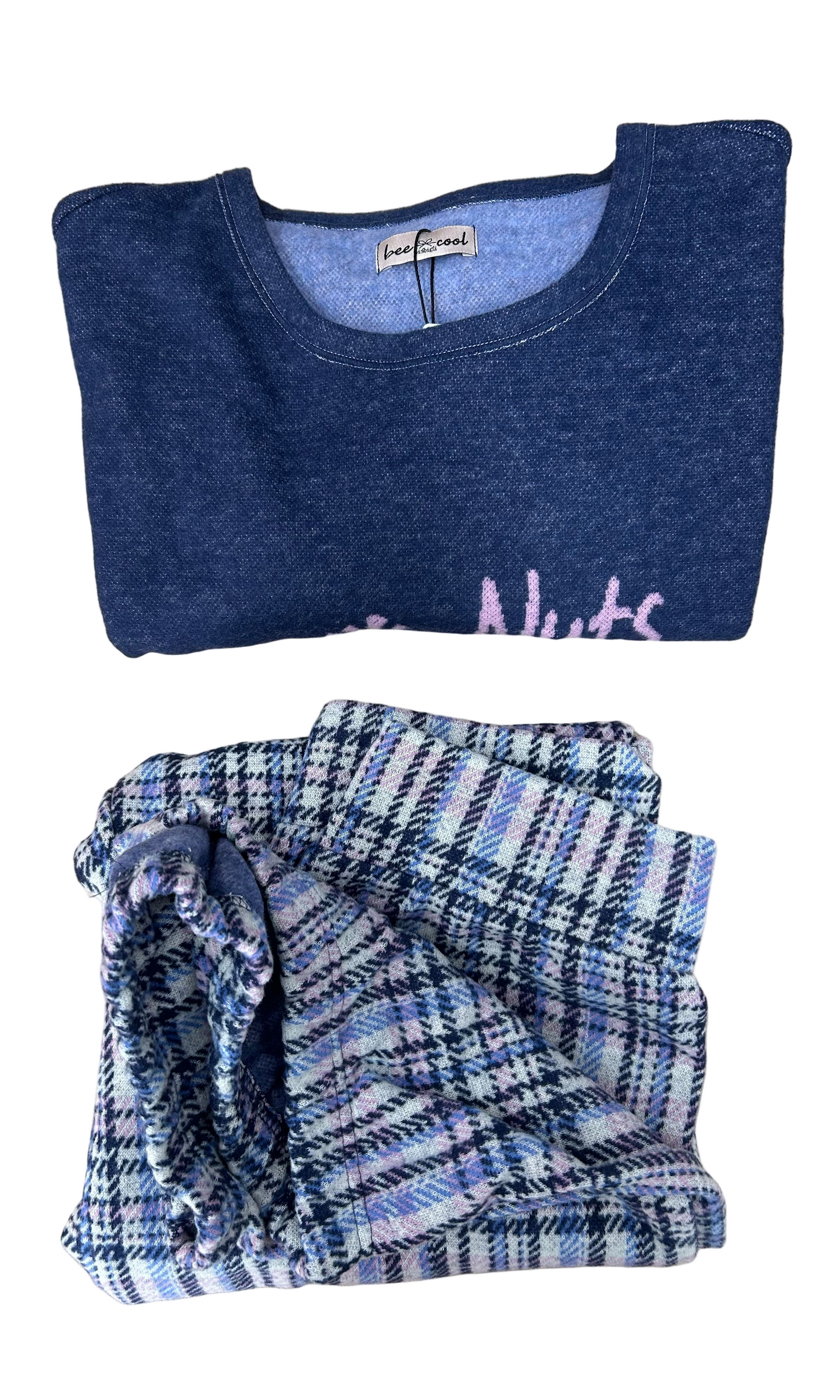 BISBIGLI - PIGIAMA PILE CHECK