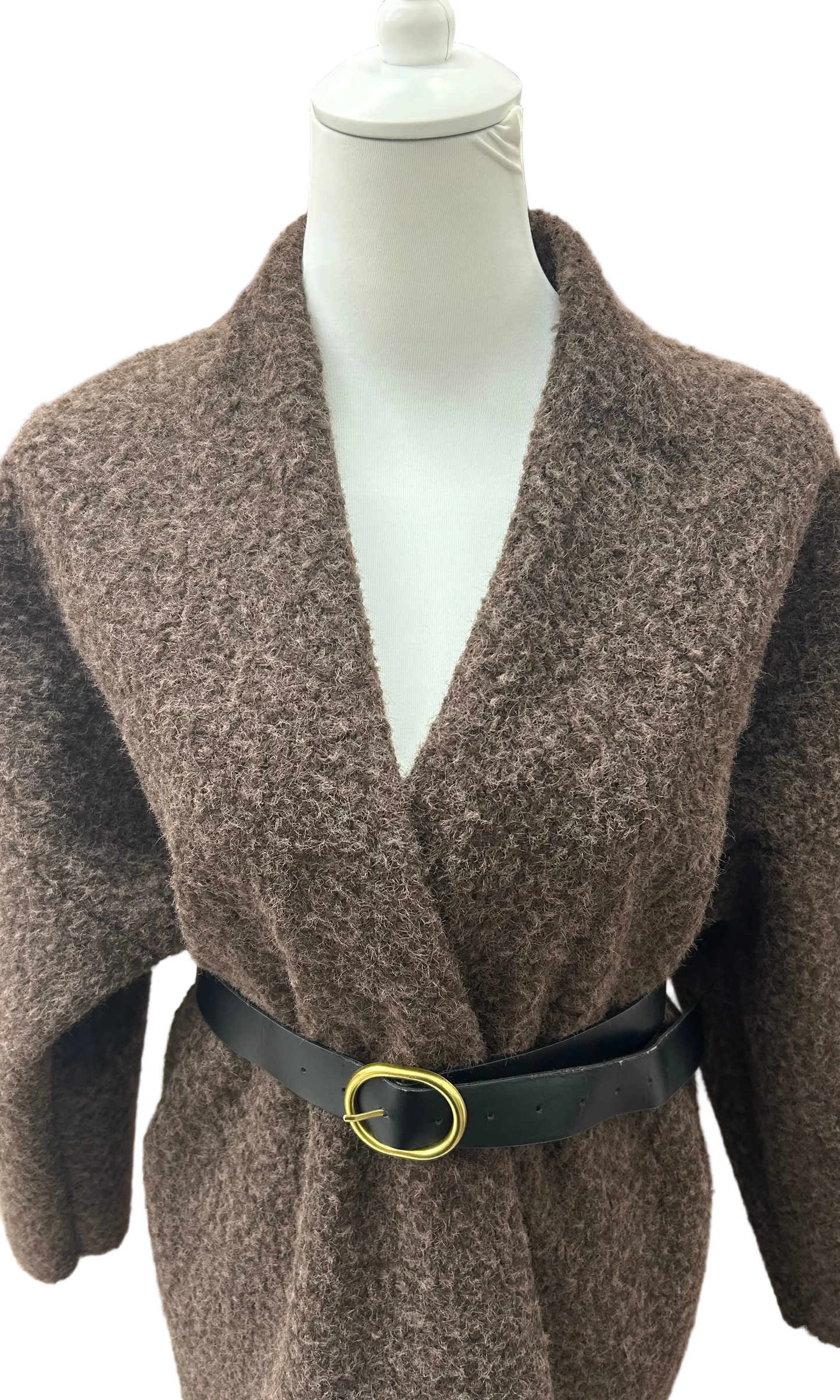 LA BOUTIQUE - CAPPOTTO UNITO FRANGE