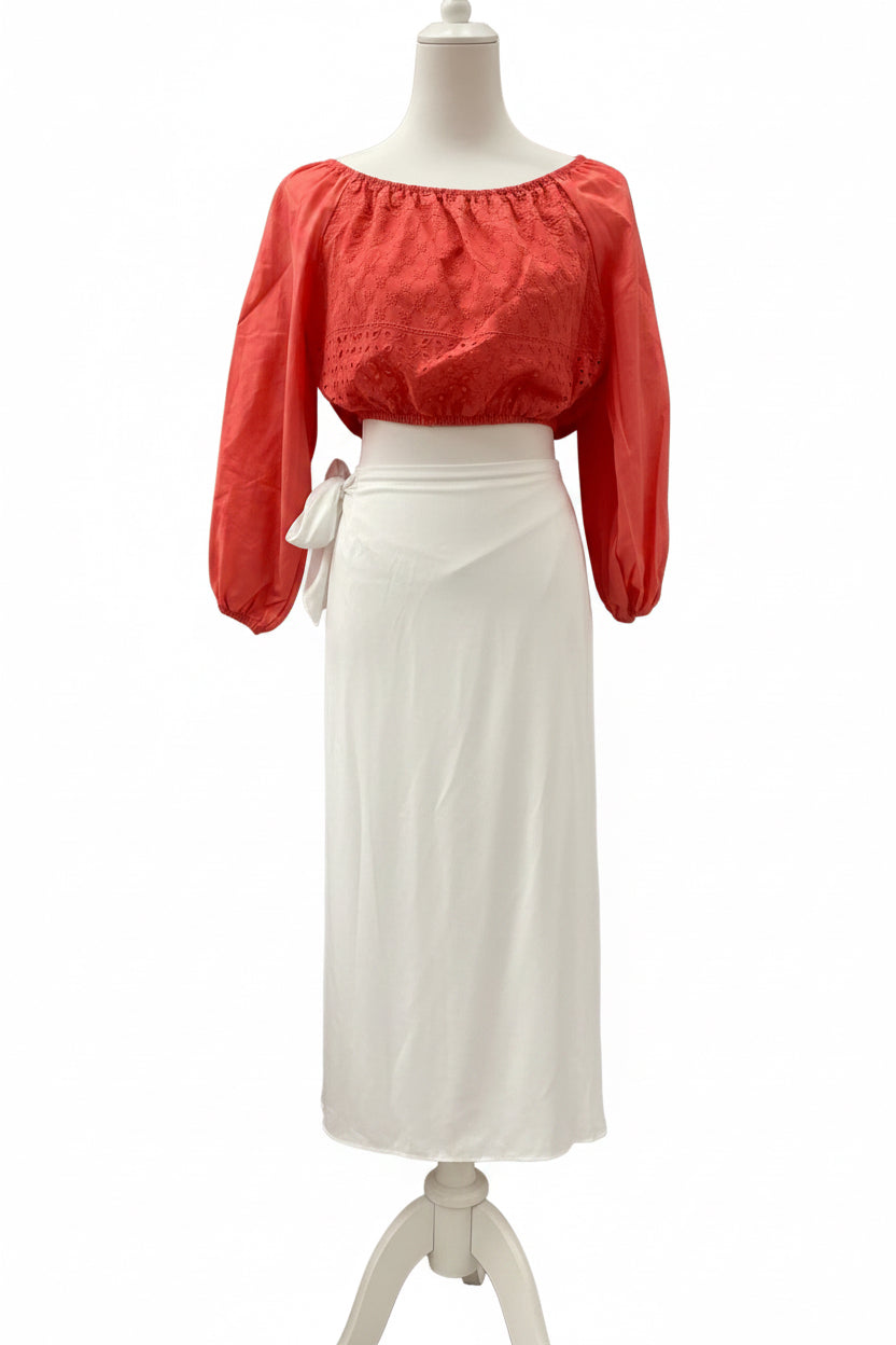 SHINE - SET TOP PIZZO SANGALLO-GONNA PAREO