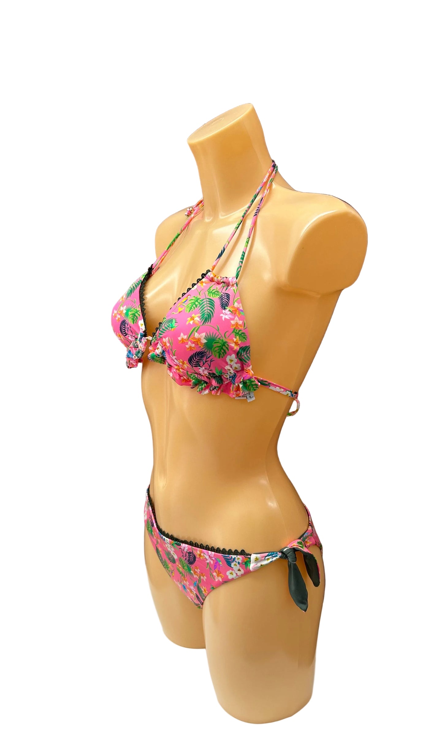 VERDISSIMA - BIKINI TRIANGOLO E SLIP ANNODATO