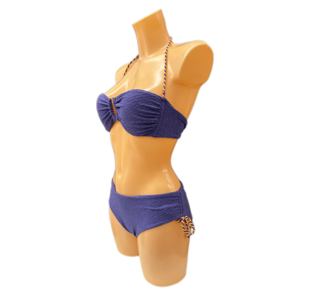 VERDISSIMA : BIKINI FASCIA E CULOTTE LAMINATO