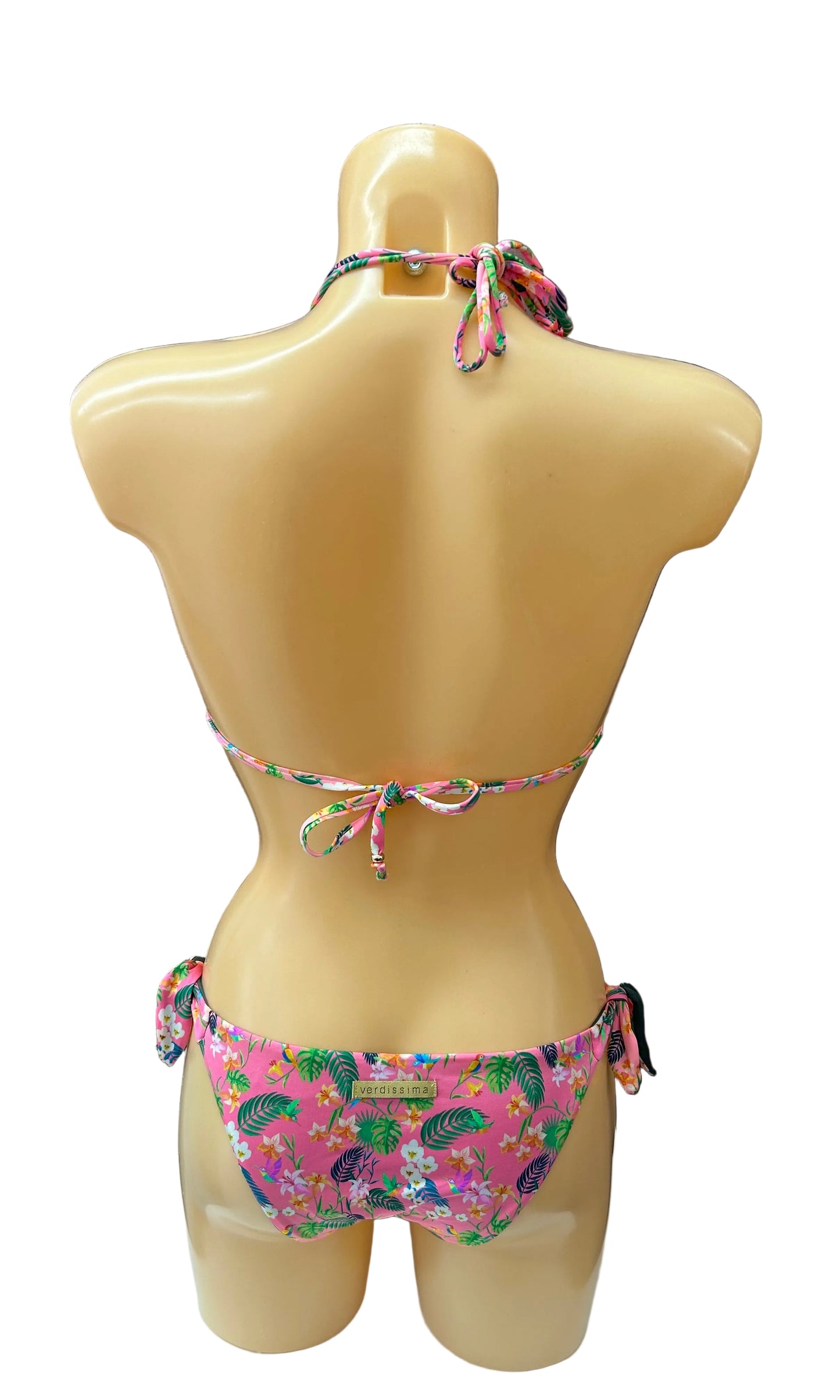 VERDISSIMA - BIKINI TRIANGOLO E SLIP ANNODATO