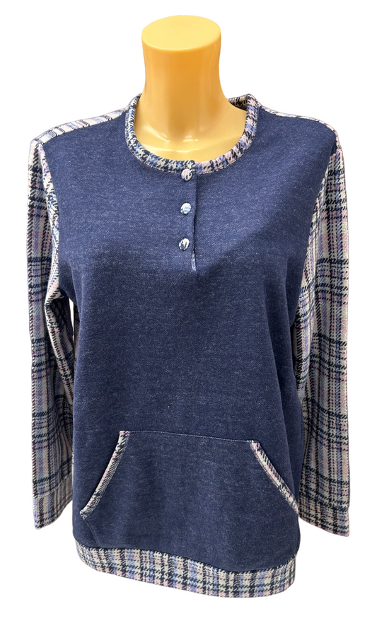 BISBIGLI - PIGIAMA PILE CHECK SCOZZESE