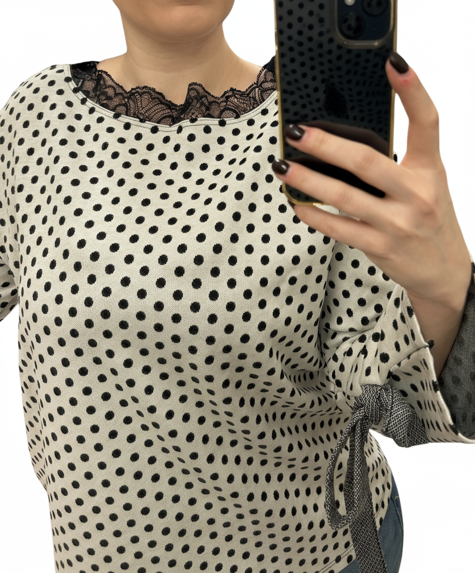 BISBIGLI - MAGLIA OVER POIS