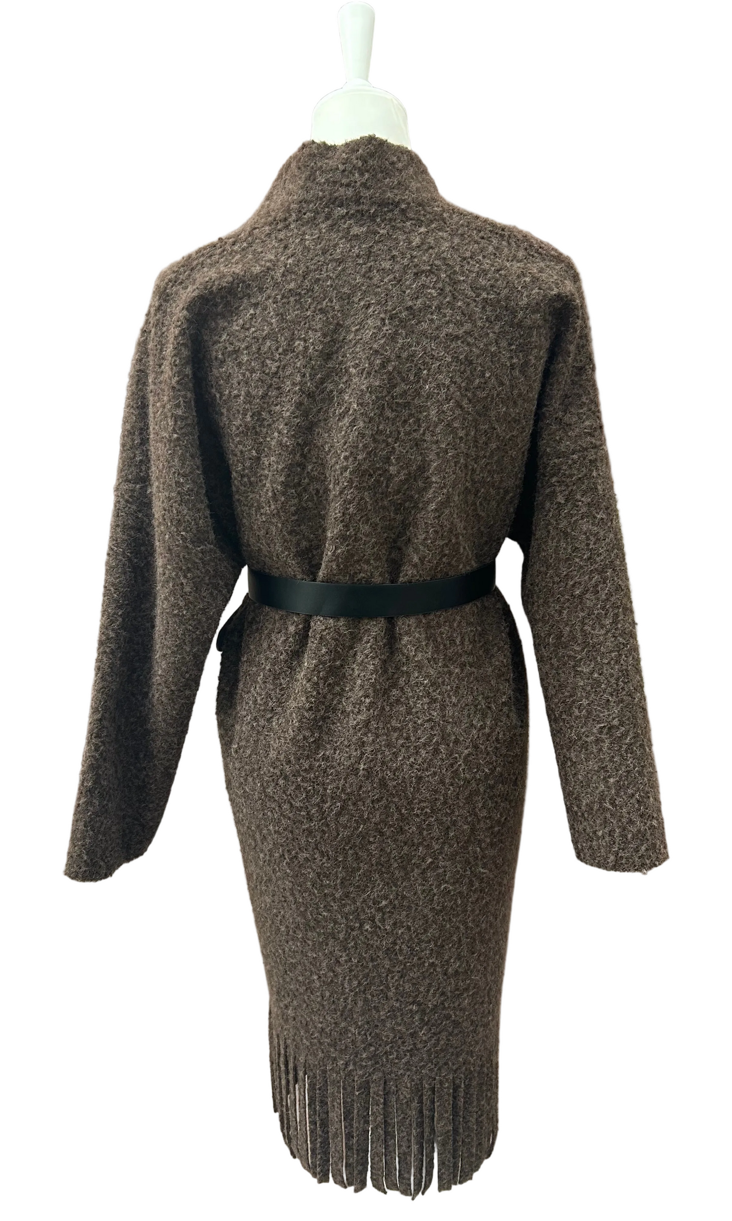 LA BOUTIQUE - CAPPOTTO UNITO FRANGE