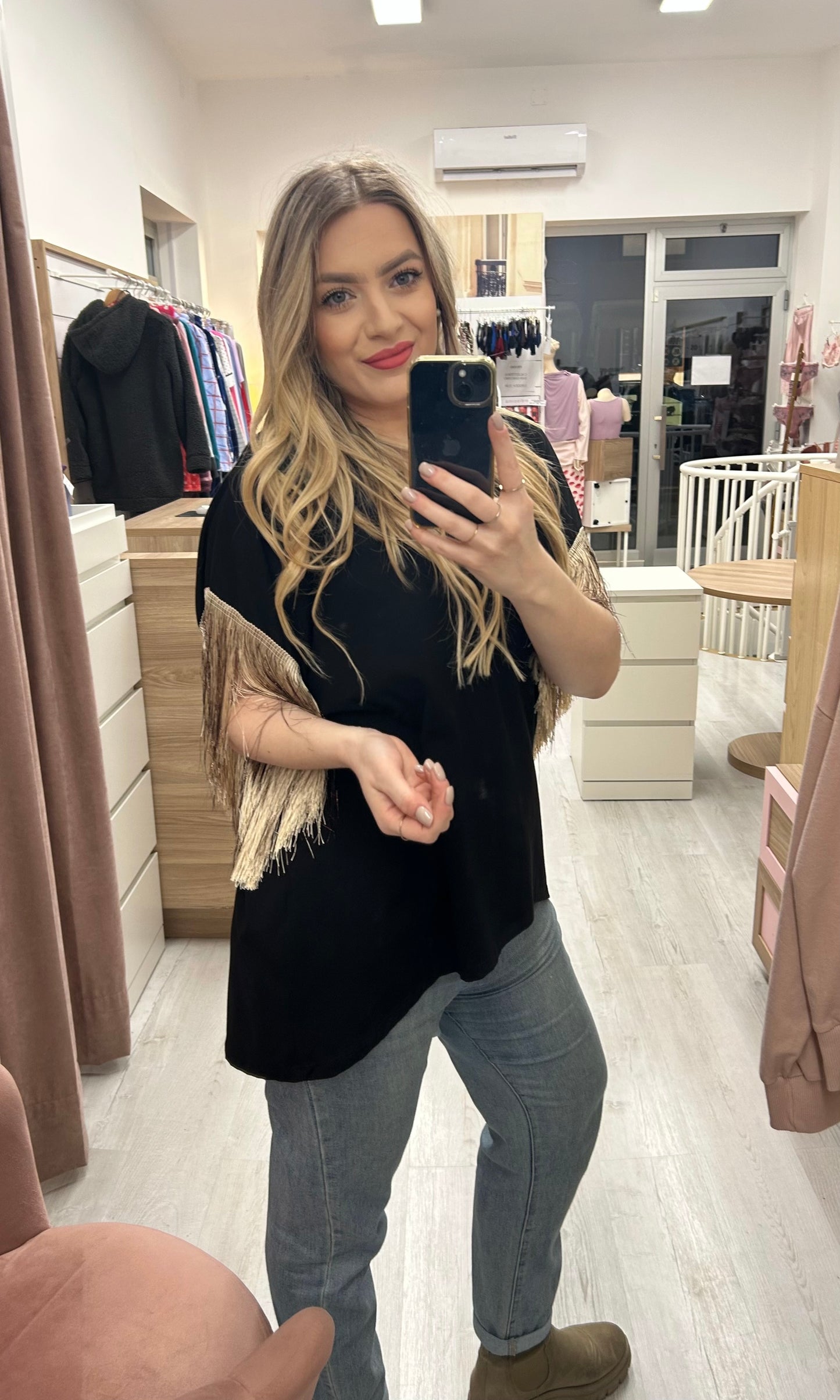 SUSYSTAR CURVY - T-SHIRT OVER FRANGIA