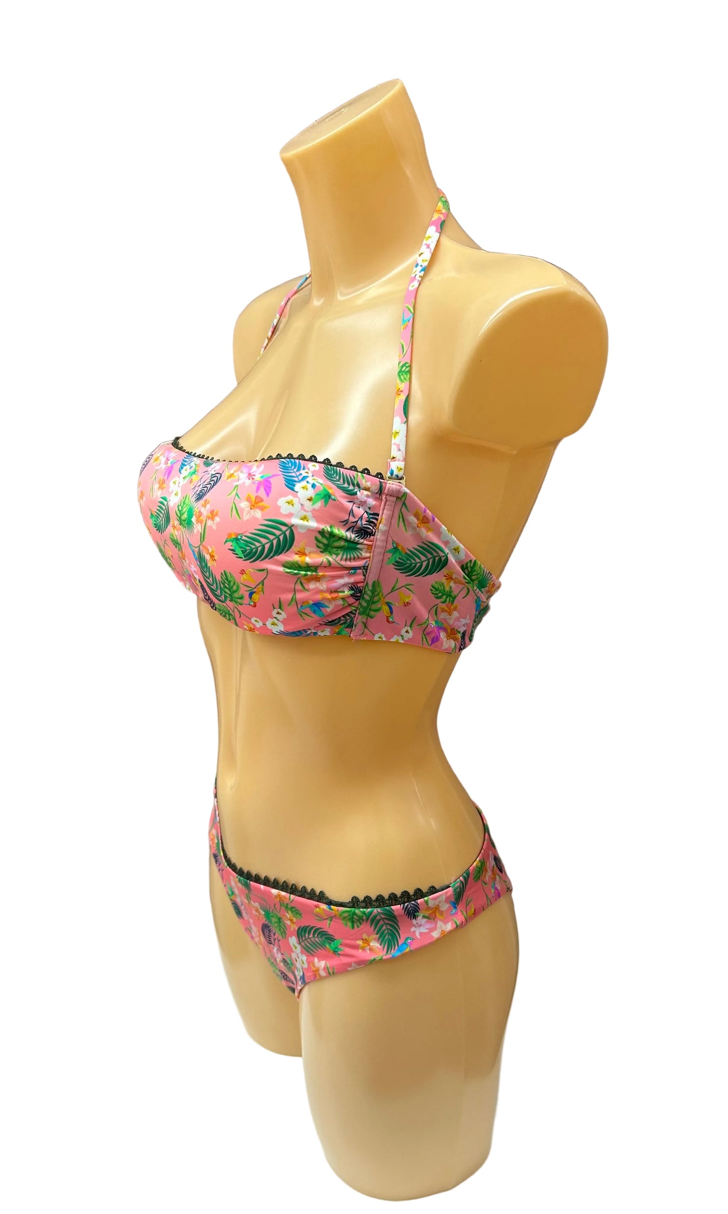 VERDISSIMA - BIKINI FASCIA E BRASILIANA STAMPA ESOTICO