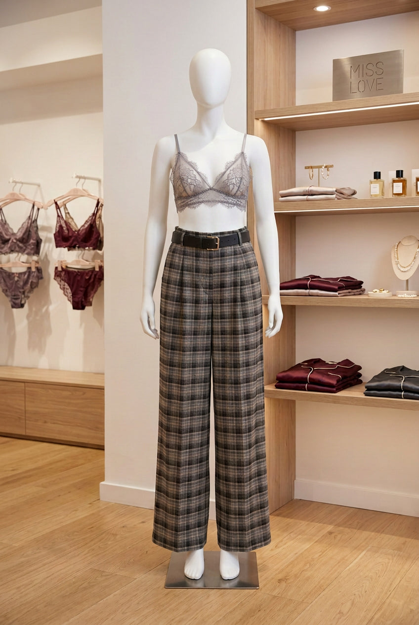 MISSLOVE - TAILLEUR CHECK TARTAN