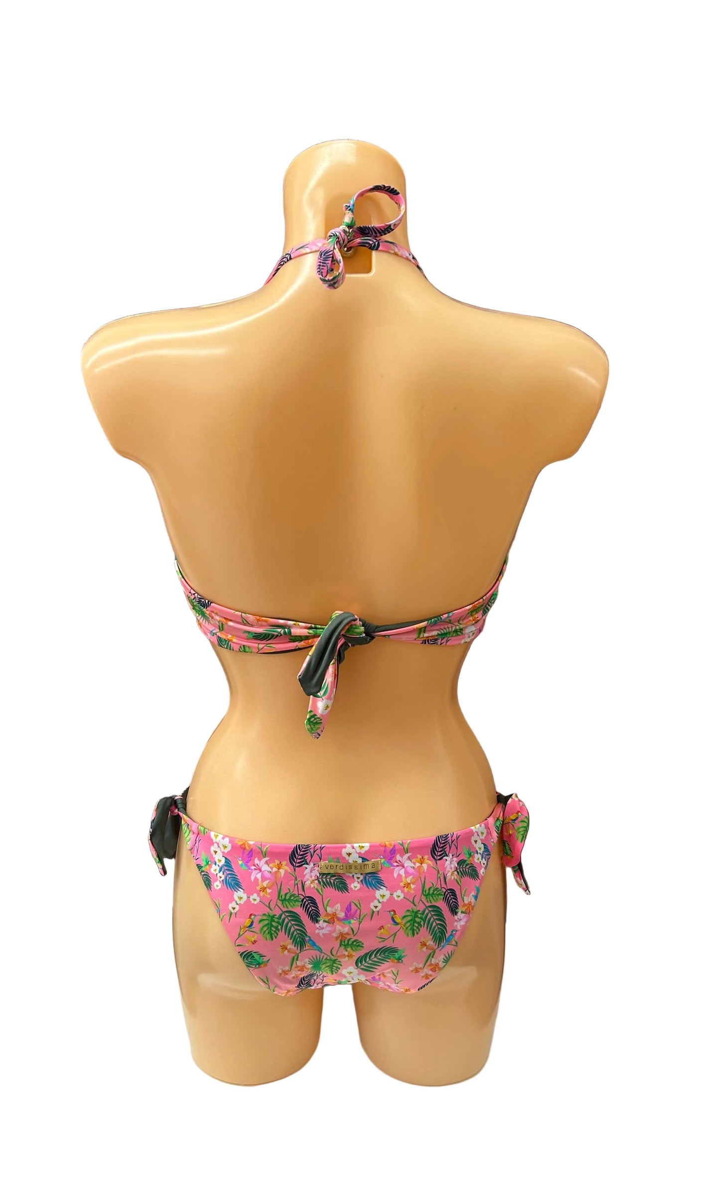 VERDISSIMA - BIKINI BRALETTE E SLIP ANNODATO