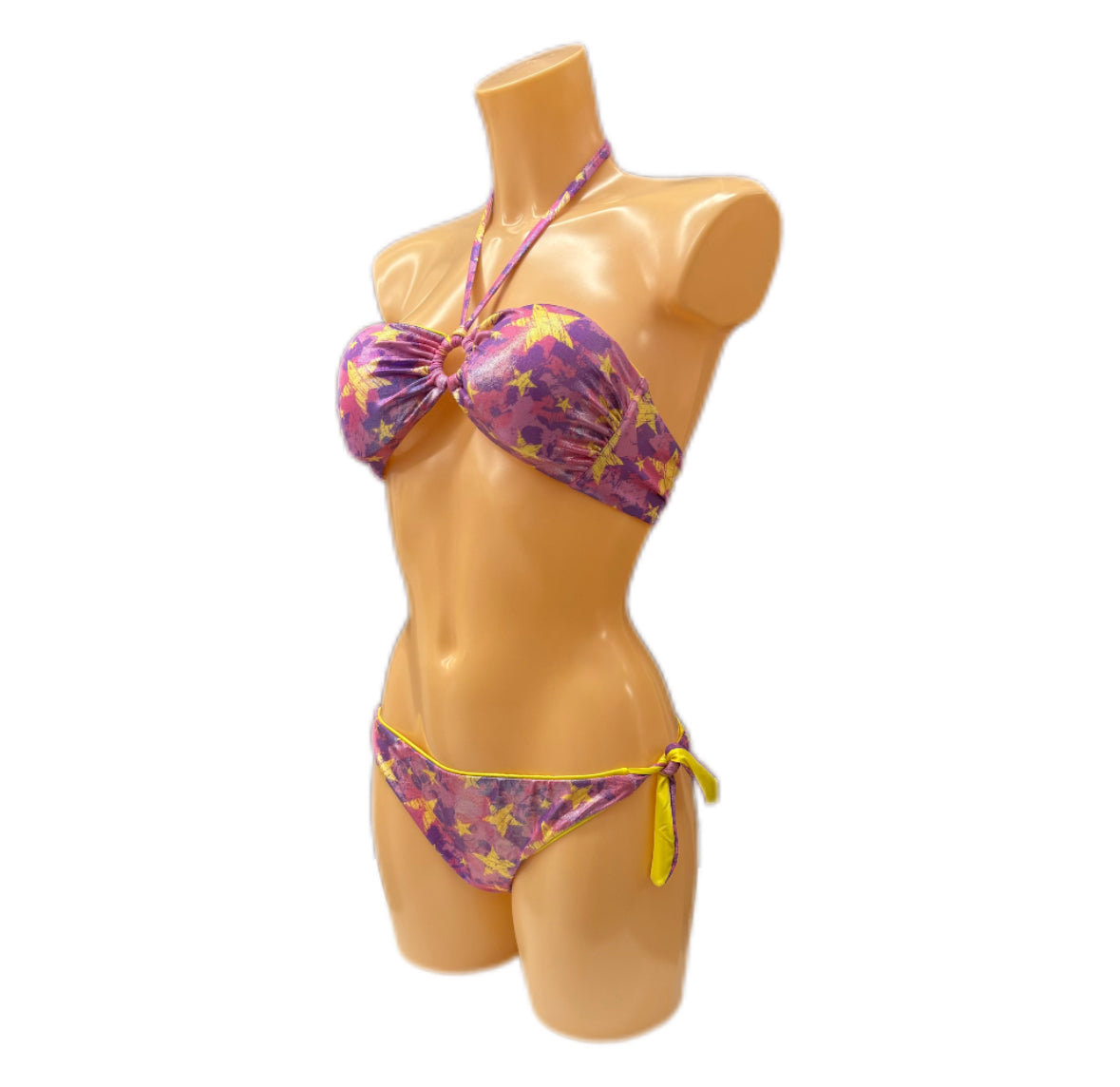 VERDISSIMA - BIKINI STAMPA STELLA METAL