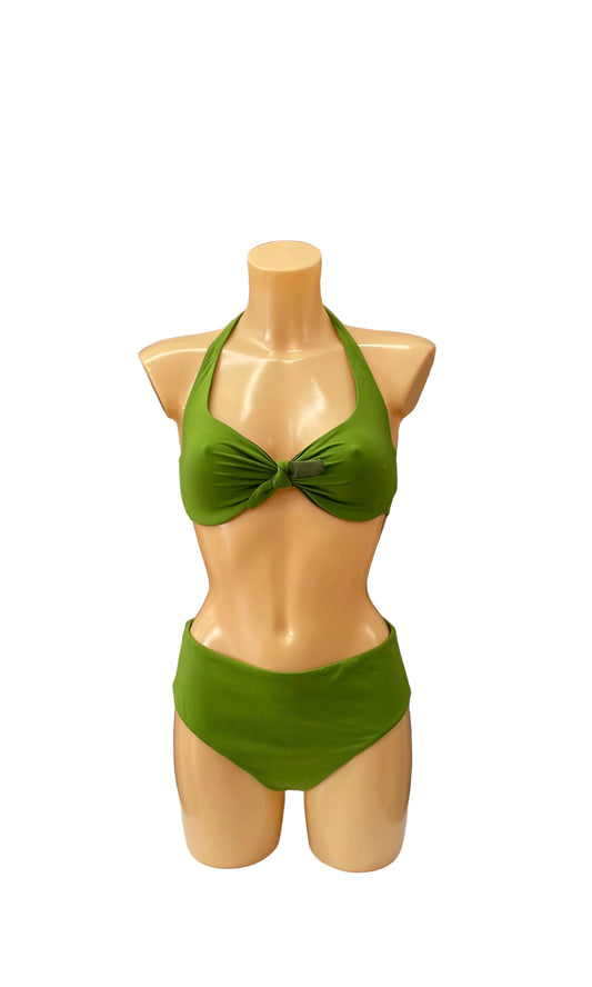 GRAZIABEACHLOVE - SET BIKINI FIOCCO DOUBLE E SLIP ALTO