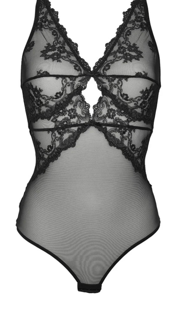 SIELEI - BODY PIZZO RICAMATO SENZA FERRETTO