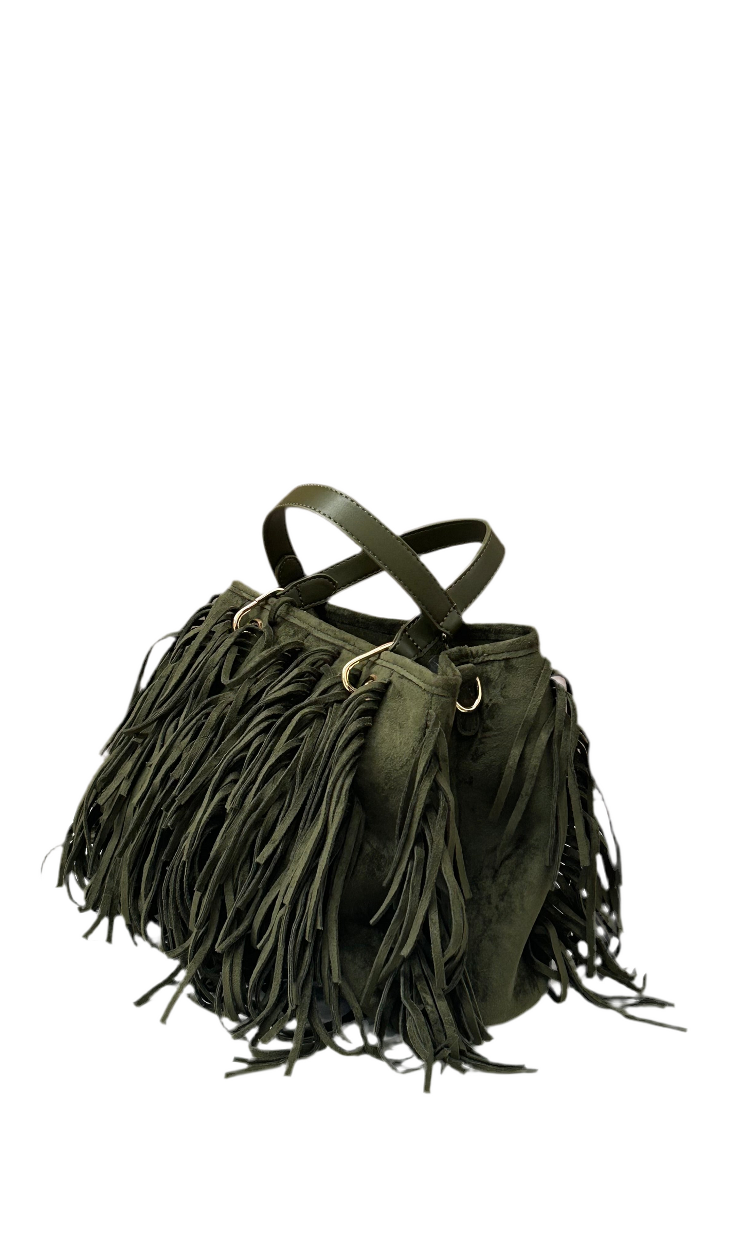 MISSLOVE - BORSA FRANGE SCAMOSCIATA