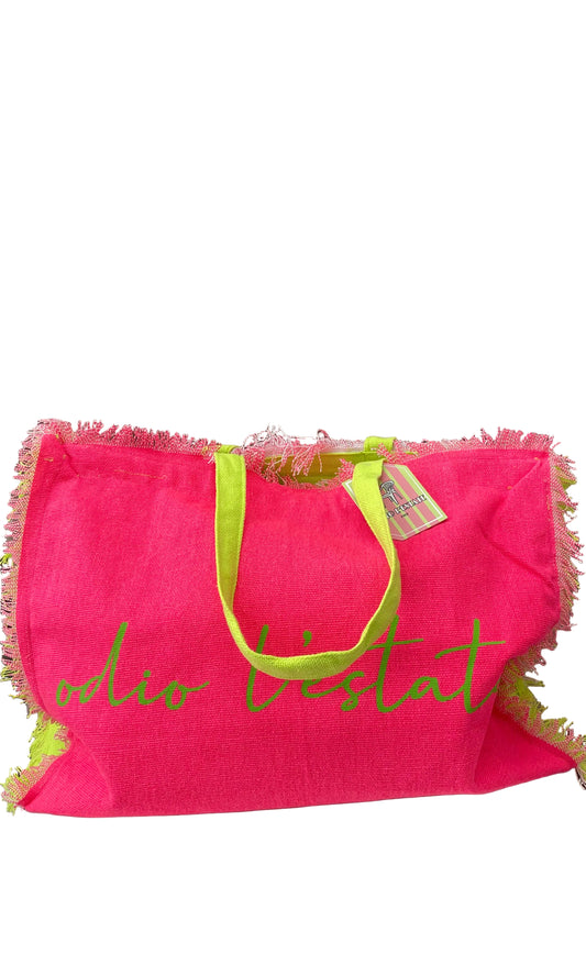 ODIO L’ESTATE - MAXI BAG MARE FLUO