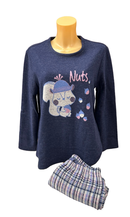 BISBIGLI - PIGIAMA PILE CHECK