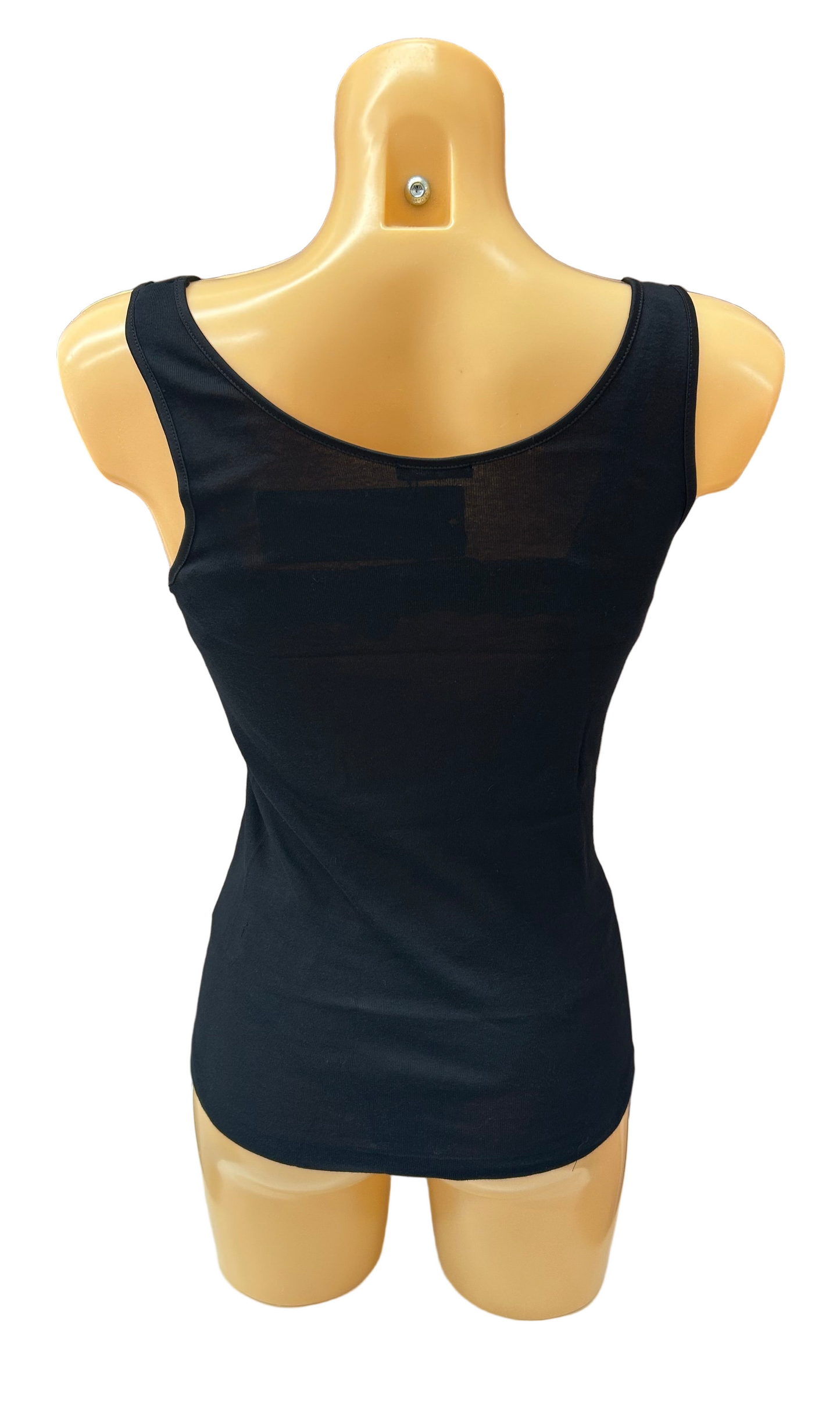 BISBIGLI - CANOTTIERA SPALLA LARGA COTONE