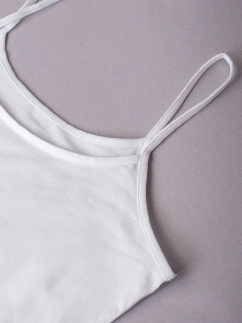 SIELEI - CANOTTA COTONE BIO SPALLA STRETTA