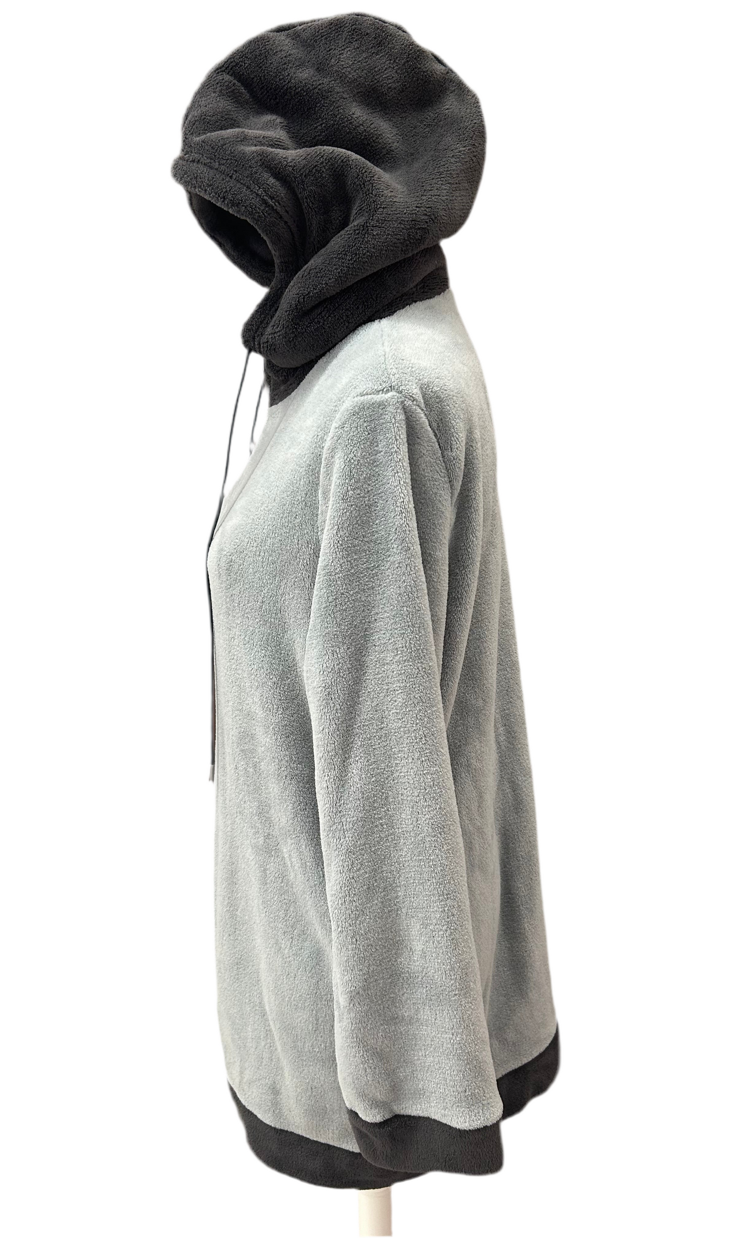 SIELEI - VESTAGLIA ZIP CAPPUCCIO