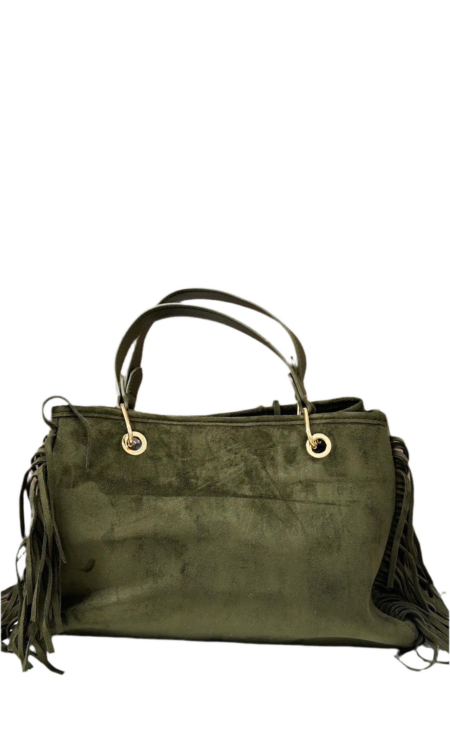 MISSLOVE - BORSA FRANGE SCAMOSCIATA