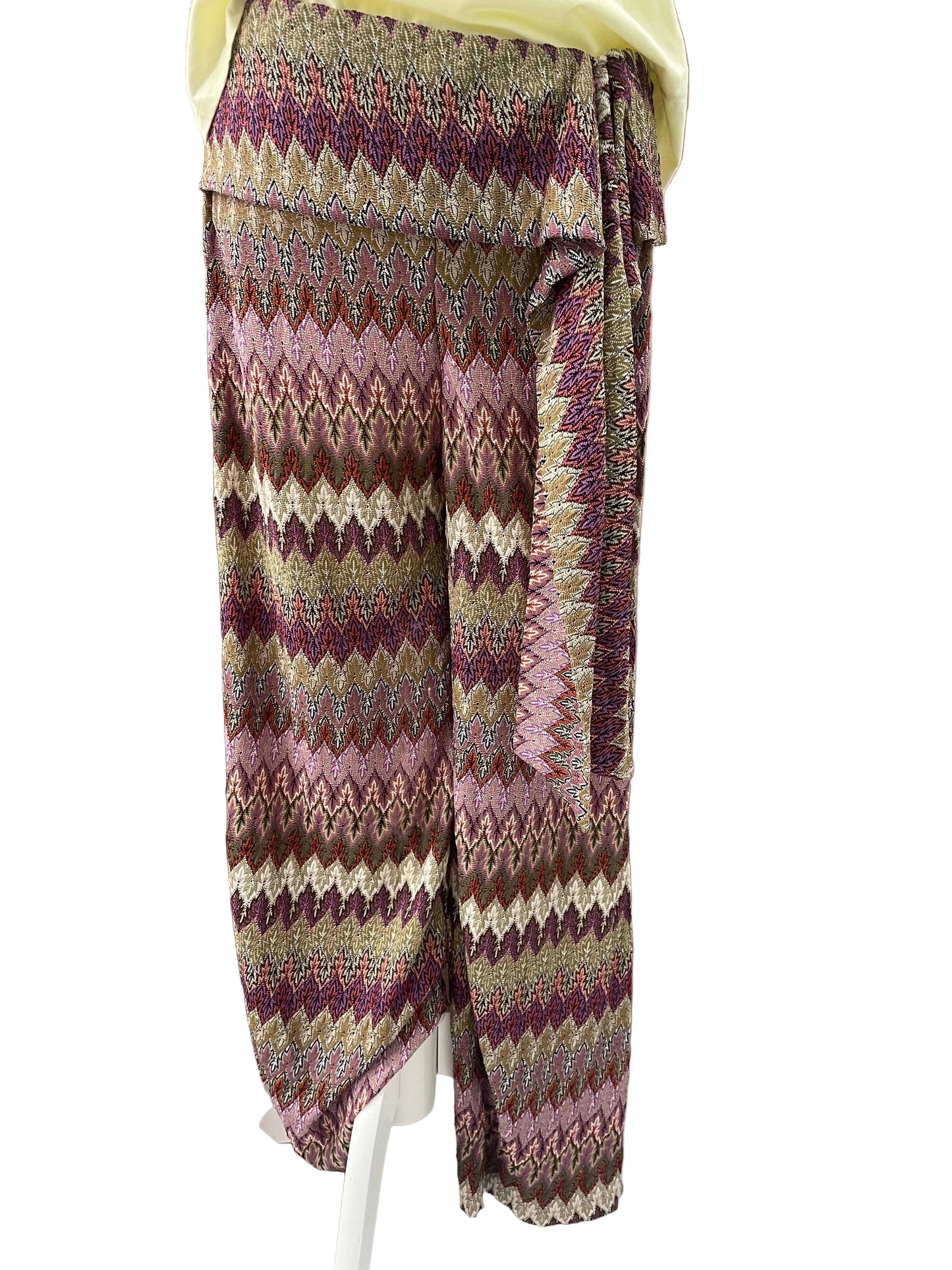 MISSLOVE - PANTALONE ZIG ZAG BANDA
