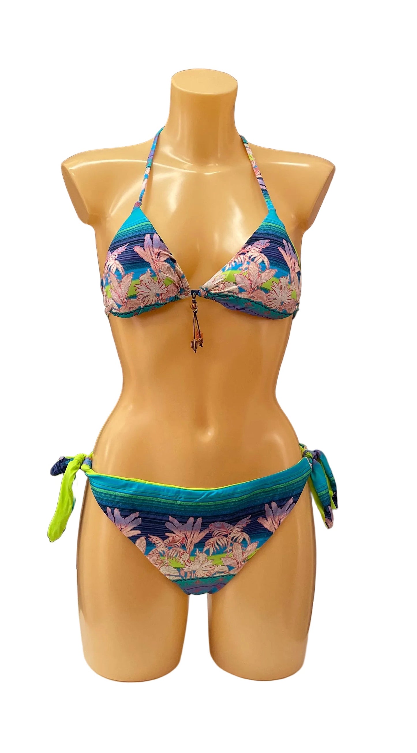 VERDISSIMA - BIKINI STAMPA NATURA GRECIA