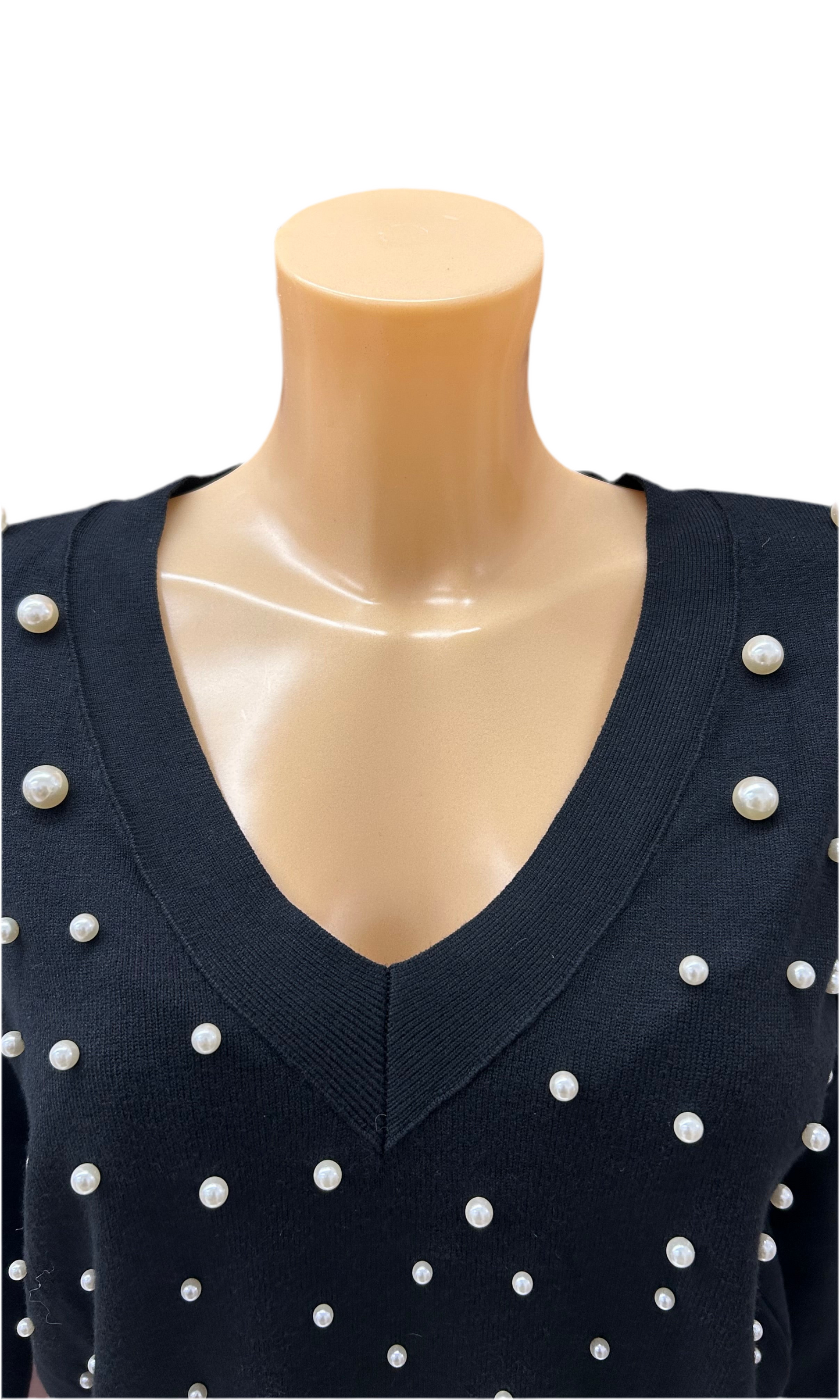 MISSLOVE - MAGLIA PERLE T/UNITA
