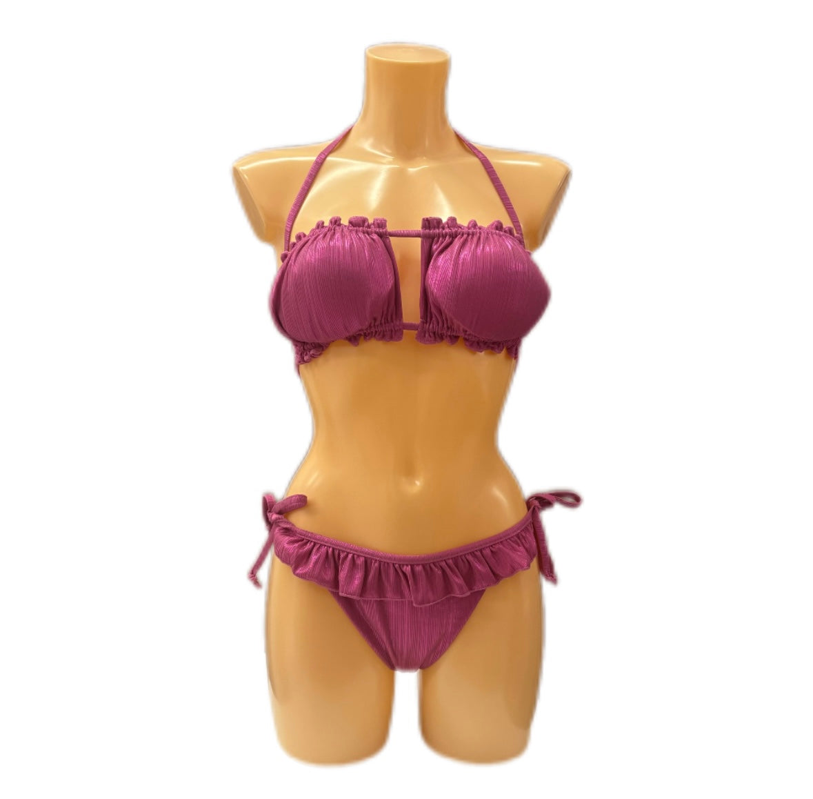 VERDISSIMA - BIKINI FASCIA CARAMELLA E SLIP