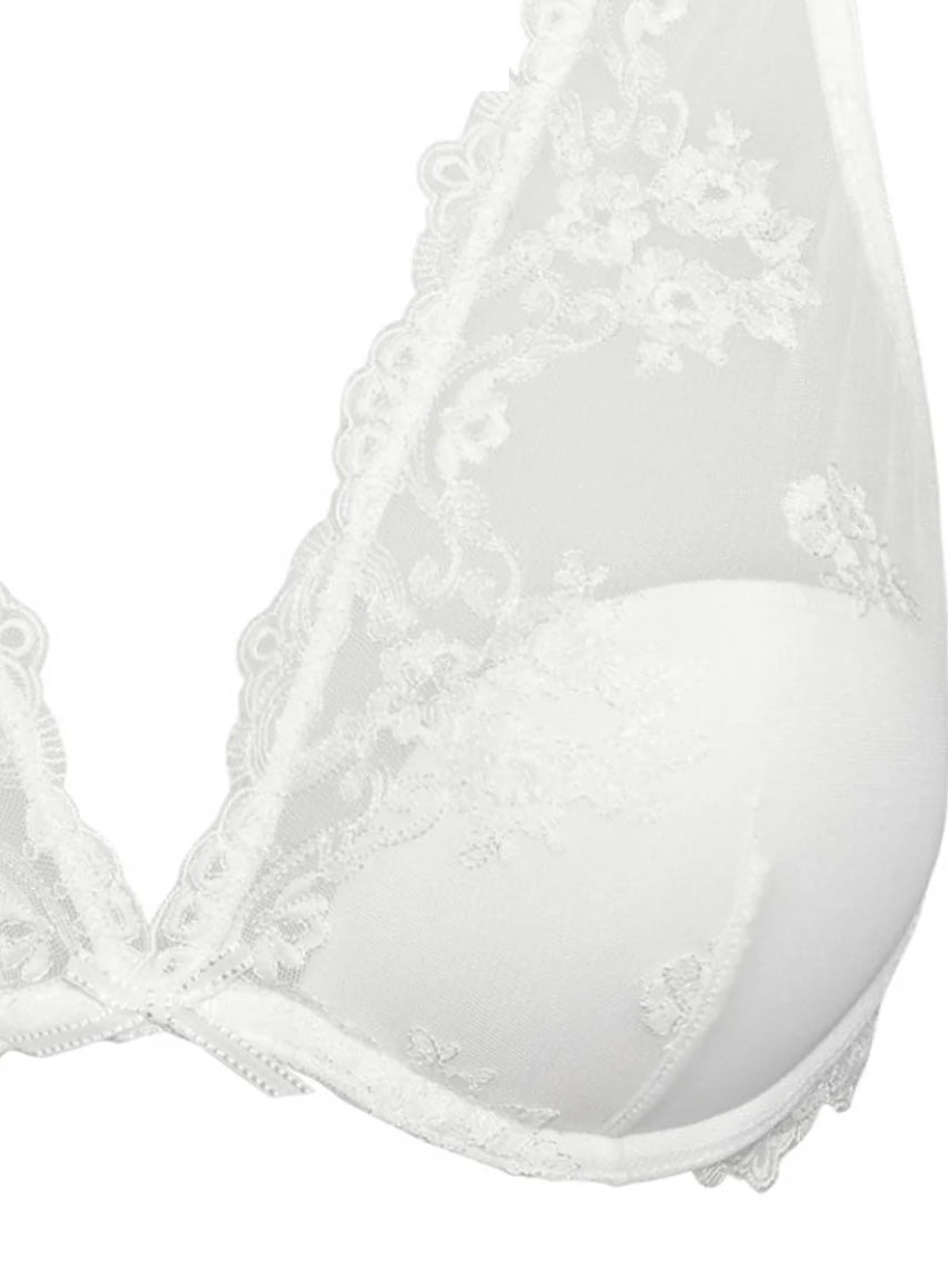 SIELEI - BRALETTE PIZZO COPPA IMBOTTITA
