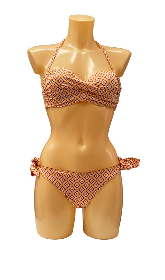 GRAZIA BEACHLOVE  - BIKINI FASCIA SLIP MAIOLICA