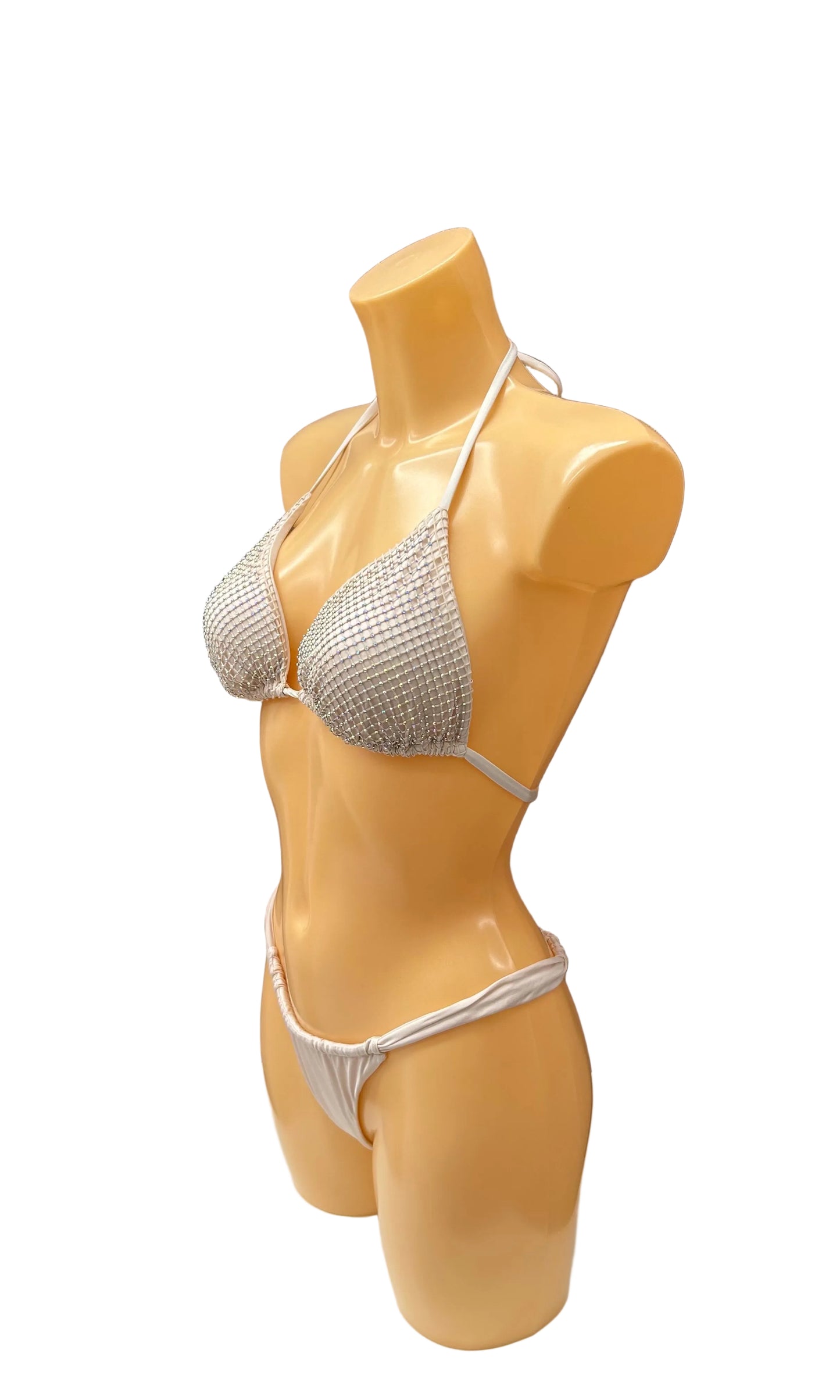 VERDISSIMA - BIKINI TRIANGOLO STRASS E TANGA