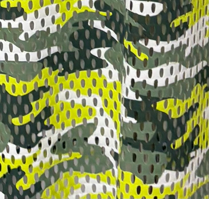 VERDISSIMA - MAXI CANOTTA S/MANICA LASERATA STAMPA MILITARE